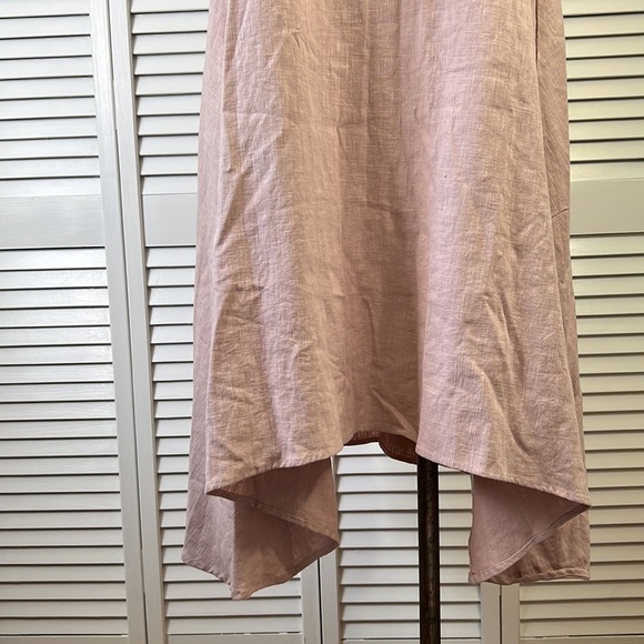 GIANNETTI 💯 LINEN MIDI DRESS SZ 2 - Picture 6 of 11